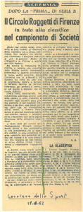 005 - 1952 Gennaio Scherma a